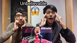 Claudia Emmanuela Santoso BLIND AUDITION Never Enough  Greatest Showman The Voice  REACTION [upl. by Nur381]