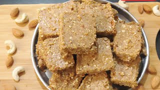 GOND PAK RECIPE DRY FRUIT BARFI RECIPE WINTER SPECIAL HEALTHY FOOD [upl. by Clevie]