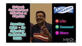 LinkedIn course My Speach Growth School Offline met at Chennai on 8 Sep 2024 [upl. by Elleahcim]