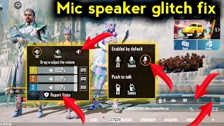 How to fix mic and speaker glitch in Bgmi  Bgmi mic glitch problem  bgmi mic  new update 34 [upl. by Nadler]