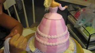 Barbie Princess cake for Batrisya age 6 [upl. by Eityak45]