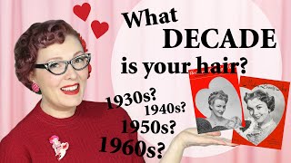 Comparing Similarities and Differences of Vintage Hair from the 1930s 1940s 1950s and 1960s [upl. by Aed]