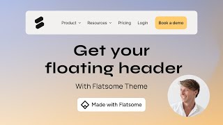 Create a Floating Header in Flatsome Theme [upl. by Cox494]