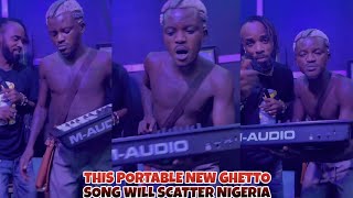 Portable Zazu previews New Song quotGHETTOquot And It sounds Just Like Bobrisky quotBROTHERHOODquot Song [upl. by Roderich]