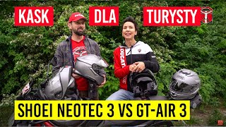 Shoei Neotec 3 vs GTAir 3  szczęka czy integral Porównujemy kaski turystyczne [upl. by Aivatnahs]