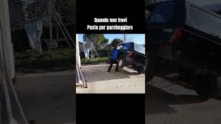 Un collega che non mantiene la calma mentre cerca posto auto viral funny strongman strong yt [upl. by Eiboh952]