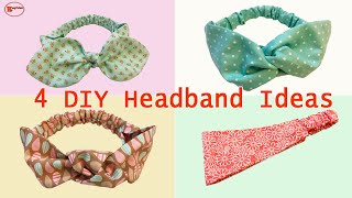 DIY HEADBAND IDEAS  HOW TO MAKE HEADBAND  HEADBAND TUTORIAL  EASY TO SEW PROJECTS [upl. by Norrahc]