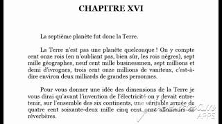 Le Petit Prince  Livre Audio avec texte  Chapitre 16  FR [upl. by Sperling]