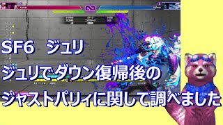 【SF6】ジャストパリィについて [upl. by Eikram]