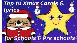 Top 10 Christmas Songs for Schools PreSchools amp Nursery Kids [upl. by Ahsela806]