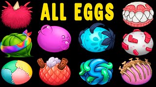 All Eggs  Magical Eggs  My Singing Monsters [upl. by Feriga87]