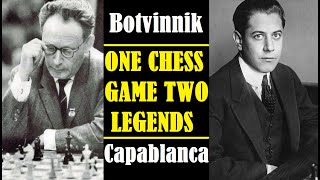 The Classical Game Botvinnik vs Capablanca 1938 14 [upl. by Joycelin]