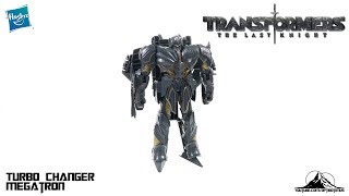 Optibotimus Reviews Transformers The Last Knight TURBO CHANGER MEGATRON [upl. by Odrareve]