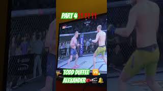 TODD DUFFEE FIGHTS ALEXANDER shorts ufc [upl. by Sayers]