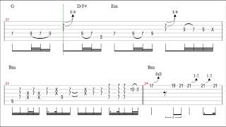 Pink Floyd  Comfortably Numb Guitar Solo TabBackingtrack [upl. by Euphemie]