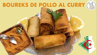 Boureks Argelinos rellenos de Pollo ☑️La Mejor Manera de Congelarlos para Ramadán🌙 [upl. by Bourke]