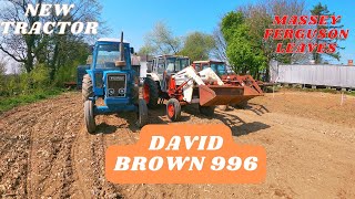 DAVID BROWN 996 NEW TRACTOR ARRIVES [upl. by Garner]