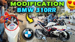 NEW 😍MODIFICATION IN BMW G310RR  PAINT PROTECTION FILM ON BMW G310RR [upl. by Ivek]