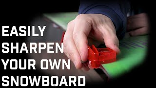 How To Sharpen Your Snowboard Edges [upl. by Nealah349]