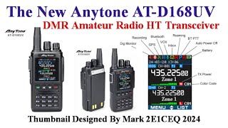 Anytone atd168uv VHF  UHF DMR Ham Radio Transceiver [upl. by Heurlin]