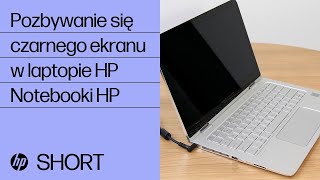 Pozbywanie się czarnego ekranu w laptopie HP  HP Support [upl. by Ycul]