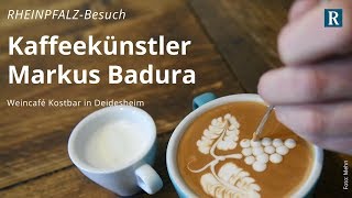 Kaffeekünstler Markus Badura [upl. by Eirehs603]