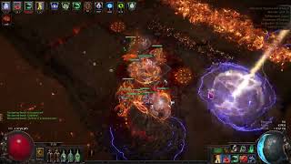 Searing Exarch  PoE 317 Archnemesis  Absolution Necromancer [upl. by Ahsiela]