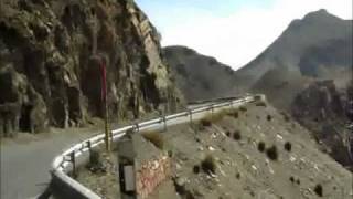 Driving Toward the Tizi n Tichka Pass  Atlas Mountains  Morocco [upl. by Asle]