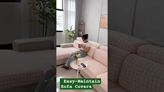 Still Using Sofa CushionsSwitch to EasyMaintain Sofa Covers SofaCover HomeHacks sofacovers [upl. by Aria6]