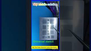 ic reballing tricks universal stencilrepair rebilng [upl. by Aneen]