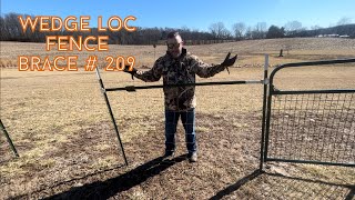 Fence Brace with Wedge Loc [upl. by Ardath622]