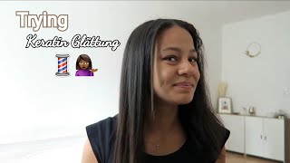 Cocochoco Keratin Glättung selber machen 💁🏽‍♀️💈 [upl. by Aretina]