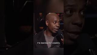 Dave Chappelle 🇺🇸 TRUMP gave me Money 💰 to stay in USA🎙 Comedy Shorts DaveChappelle Trump [upl. by Alli39]