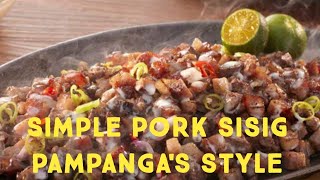 SISIG RECIPE PAMPANGAS STYLE [upl. by Bowden]