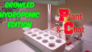 GrowLED indoorgardening GrowLED HYDROPONIC EDITION plant and chat [upl. by Ihcehcu]