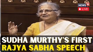 LIVE  MP Sudha Murthy Speaks On Cervical Cancel In Her First Speech In Rajya Sabha  N18L [upl. by Rashida]