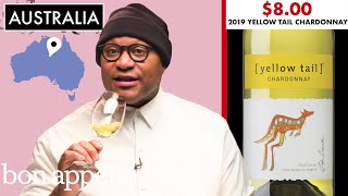 Sommelier Tries 20 White Wines Under 15  World of Wine  Bon Appétit [upl. by Kaya]