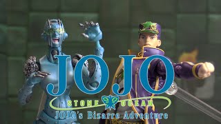 JOTARO KUJO amp STONE FREE FROM JOJOS BIZARRE ADVENTURE PART 6 FIGURE UNBOXINGREVIEW [upl. by Lilahk564]