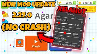 NEW UPDATE MOD IOS XELAHOT NO CRASH  CUSTOM SKIN VERSION 2270 AGARIO MOBILE [upl. by Enovaj]