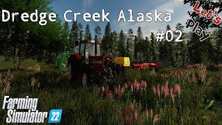 Lets Play  Dredge Creek Alaska  02  Farming Simulator 22 [upl. by Gnov]