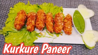 Kurkure Paneer Recipe  how to make paneer crispy in hindi [upl. by Iror]