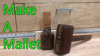 Make Wooden Mallets  Joiners Mallet  Carvers Mallet [upl. by Spiers]