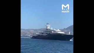 A 90meter yacht owned by Suleiman Kerimov rammed a small vessel with passengers in Bodrum Turkey [upl. by Dorella]