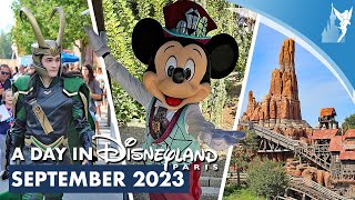 📅 A Day in Disneyland Paris September 2023 [upl. by Lav]