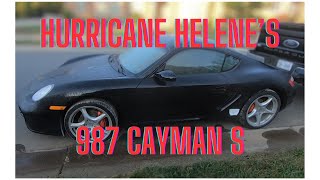 Flooded 2008 Porsche Cayman S after the Hurricane Helene How to remove stuck electric seat [upl. by Leffen]