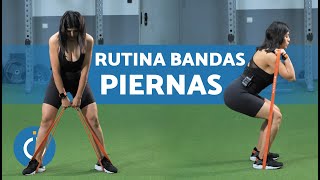 3 EJERCICIOS con BANDAS ELÁSTICAS PIERNAS 🦿 Ejercicios para Muslos con Bandas Elásticas [upl. by Velasco780]