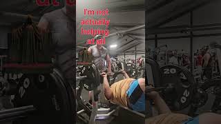 RONNIE BENCHPRESS 100KG FOR THE FIRST TIME EVER whatdoyoudoforaliving motivation pushhard [upl. by Aryn46]