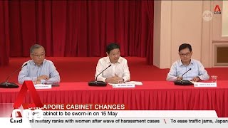 Incoming Prime Minister Lawrence Wong unveils new Cabinet lineup [upl. by Ateloiv]