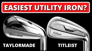 The Easiest To Hit Utility Irons  TaylorMade Stealth DHY vs Titleist U505 [upl. by Esadnac507]