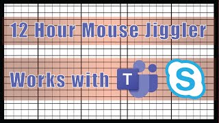 Mouse Jiggler 12 Hours ALMOST  Keep your Computer Awake [upl. by Manchester95]